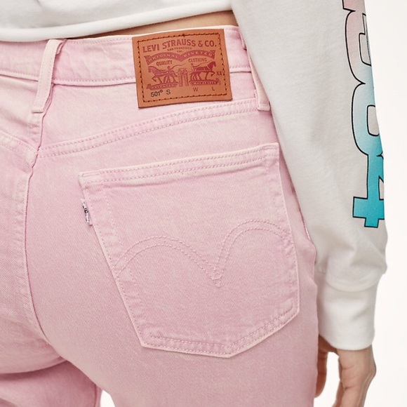 levis 501 pink
